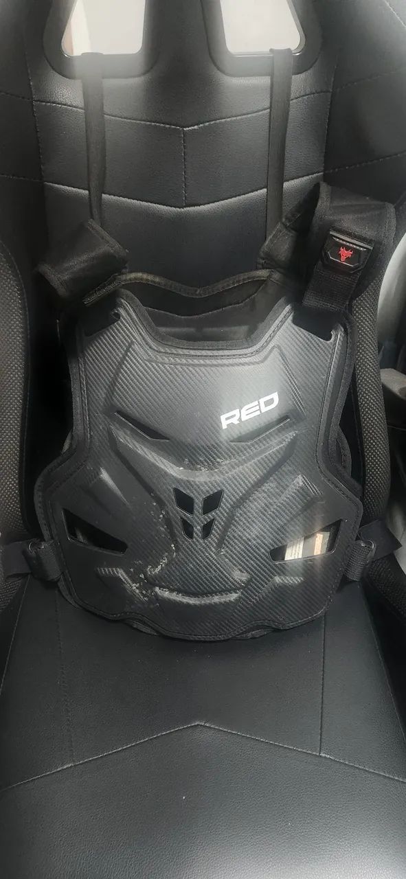 Colete motocross e trilha Red dragon 