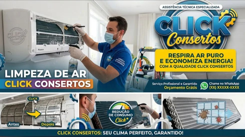 Limpeza de ar condicionado 