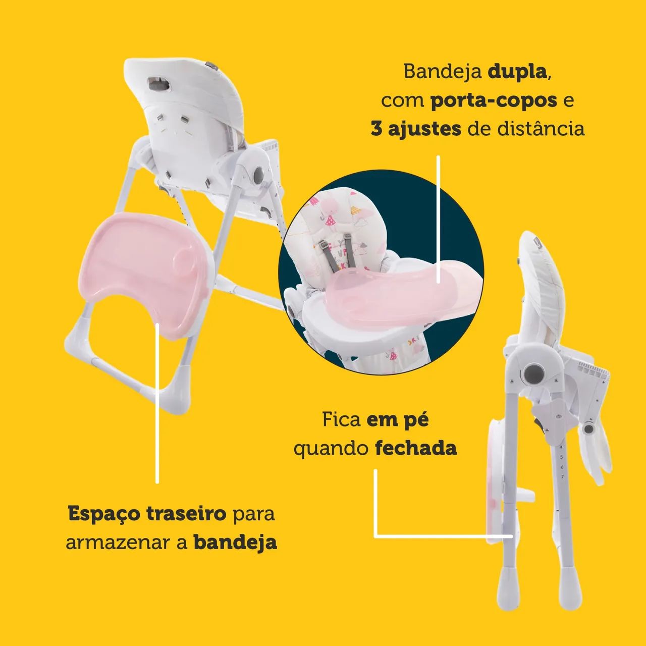 Cadeira alimentação bebê Safety 1st - Foto 5