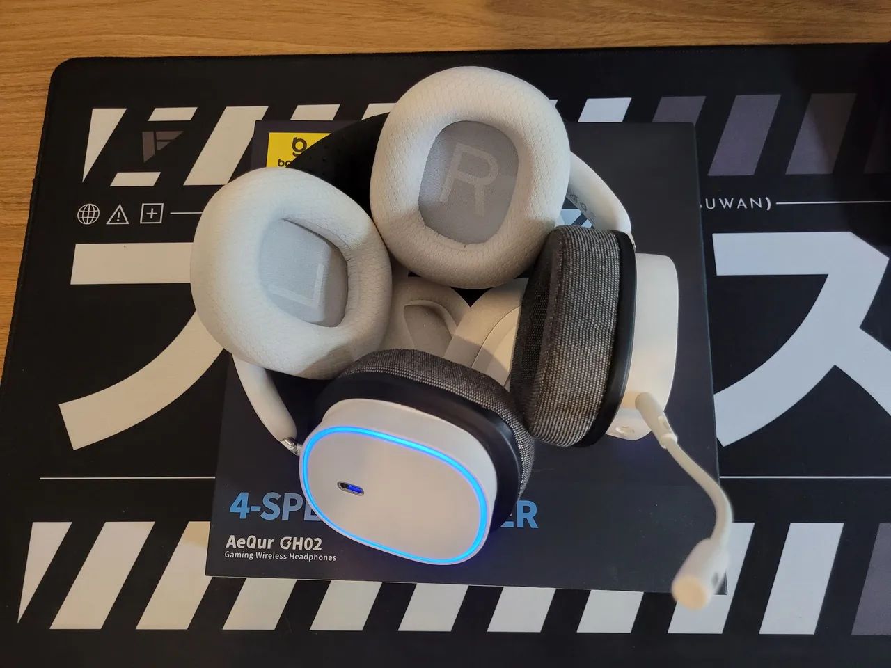 Headset Gamer Sem fio | Baseus GH02 + Acessórios  - Foto 4