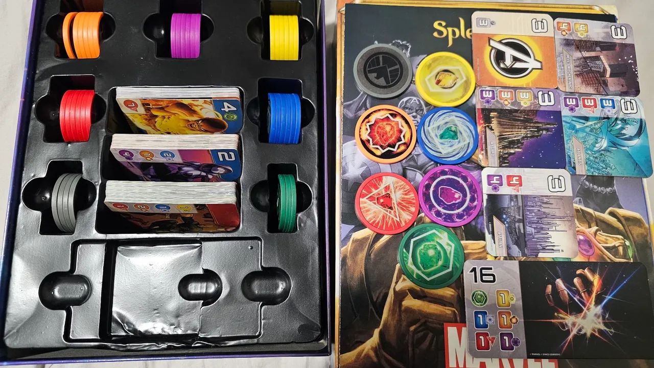 Splendor Marvel jogo de cartas65580444120195121