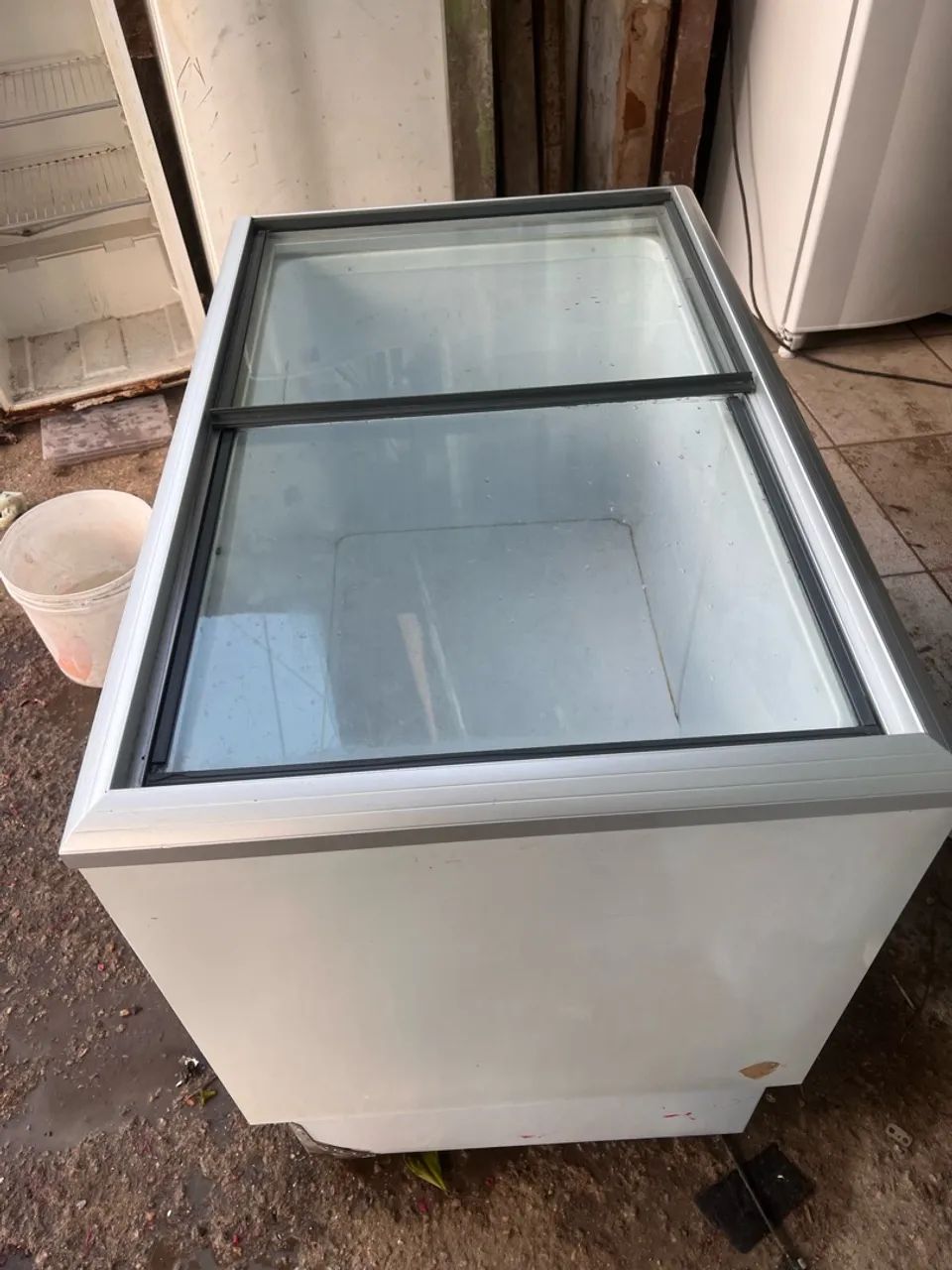Freezer horizontal porta de vidro  - Foto 4