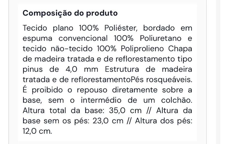 Vendo base de cama casal e colchão, ambos da marca Ortobom - Foto 2