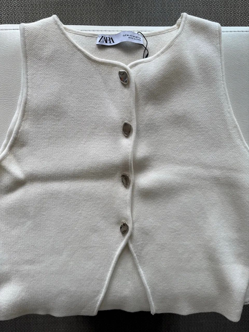 Colete Off-White Zara - Foto 4