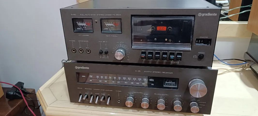 Conjunto de som Gradiente S-95 (Ótimo estado) - Foto 2