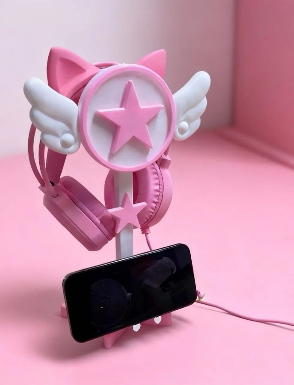 Suporte Fone de Ouvido e Celular