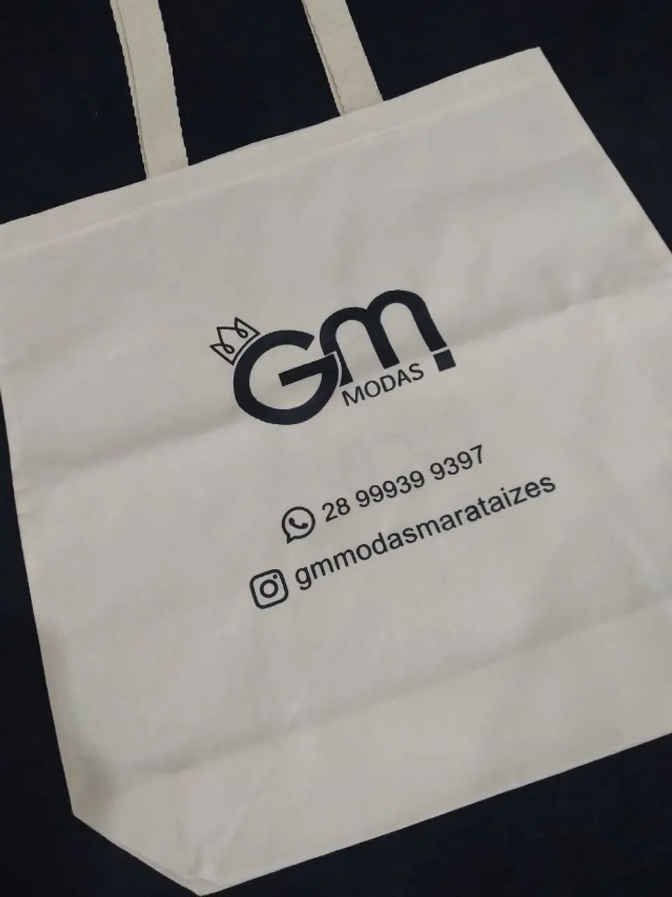 Ecobag 100% Algodão 40cm X 35cm X 10cm
