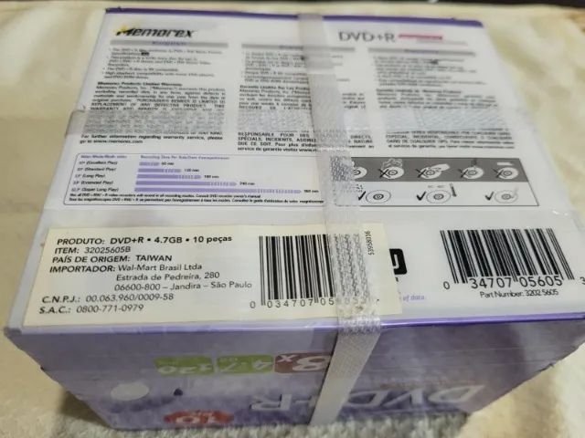 Mídia - DVD-R / Memorex c/10 unidades - Foto 4