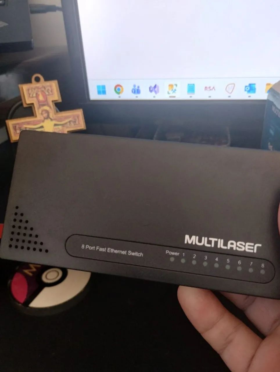 Switch Multilaser 8 portas PoE passivo  - Foto 2