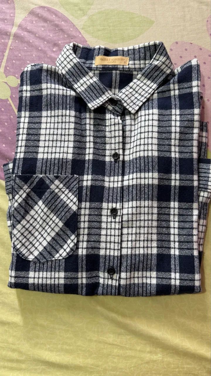 Camisa xadrez feminina  - Foto 3