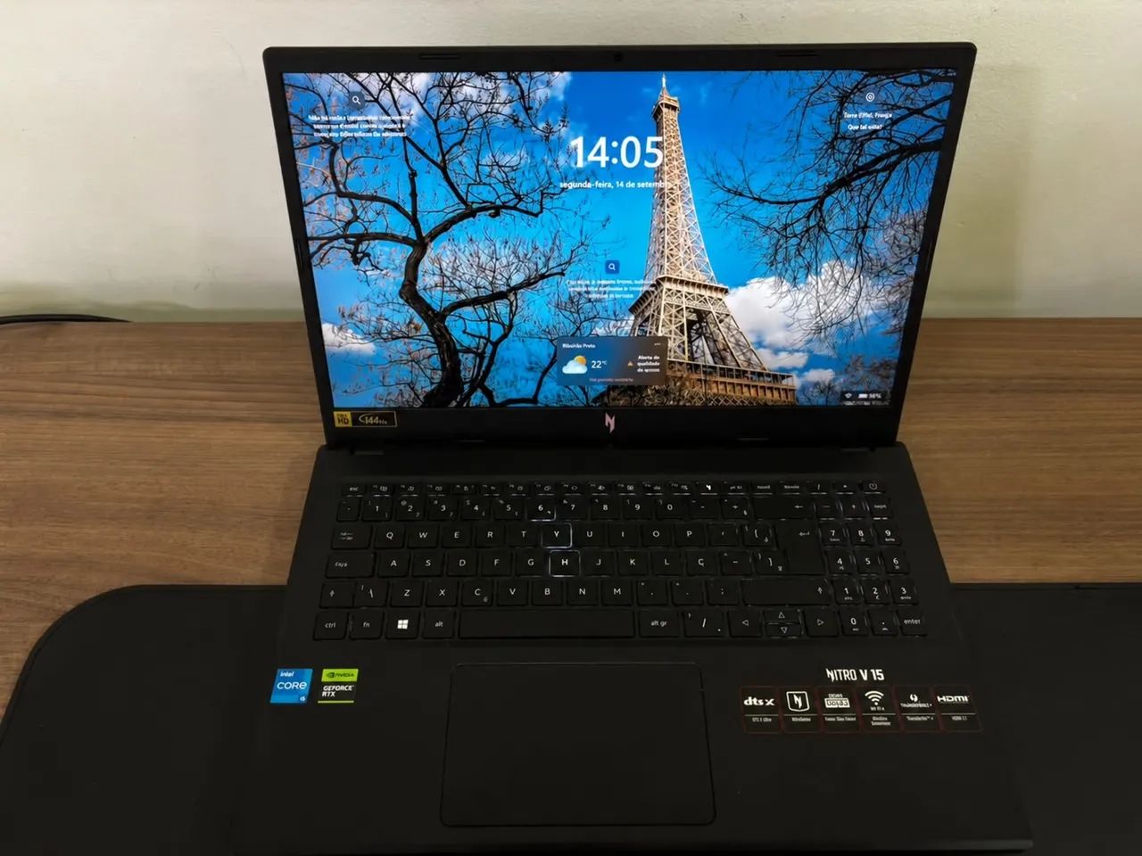 Notebook Gamer Acer Nitro V15 + Combo HyperX - Foto 4