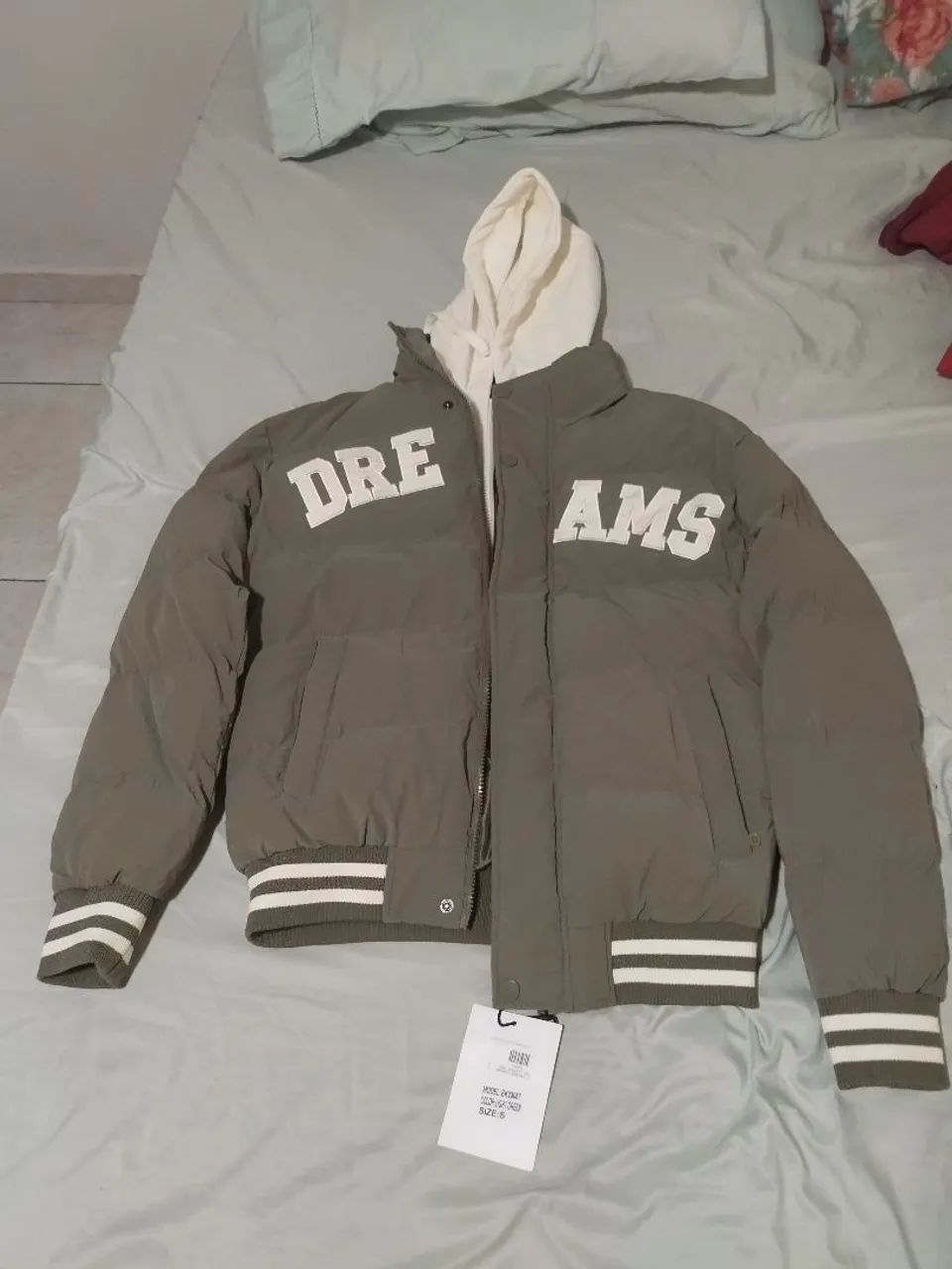 Casaco Puffer Masculino com Capuz