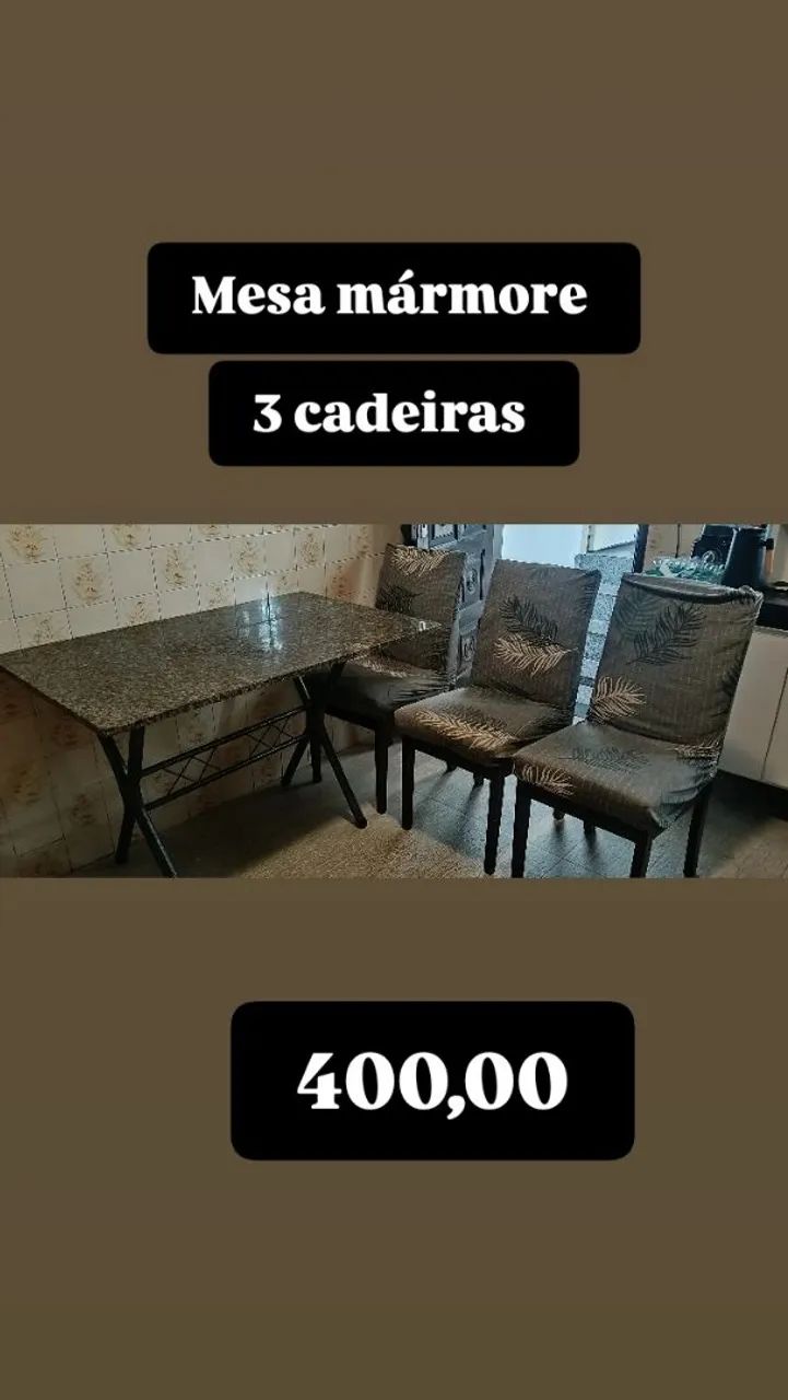 Mesa com cadeiras