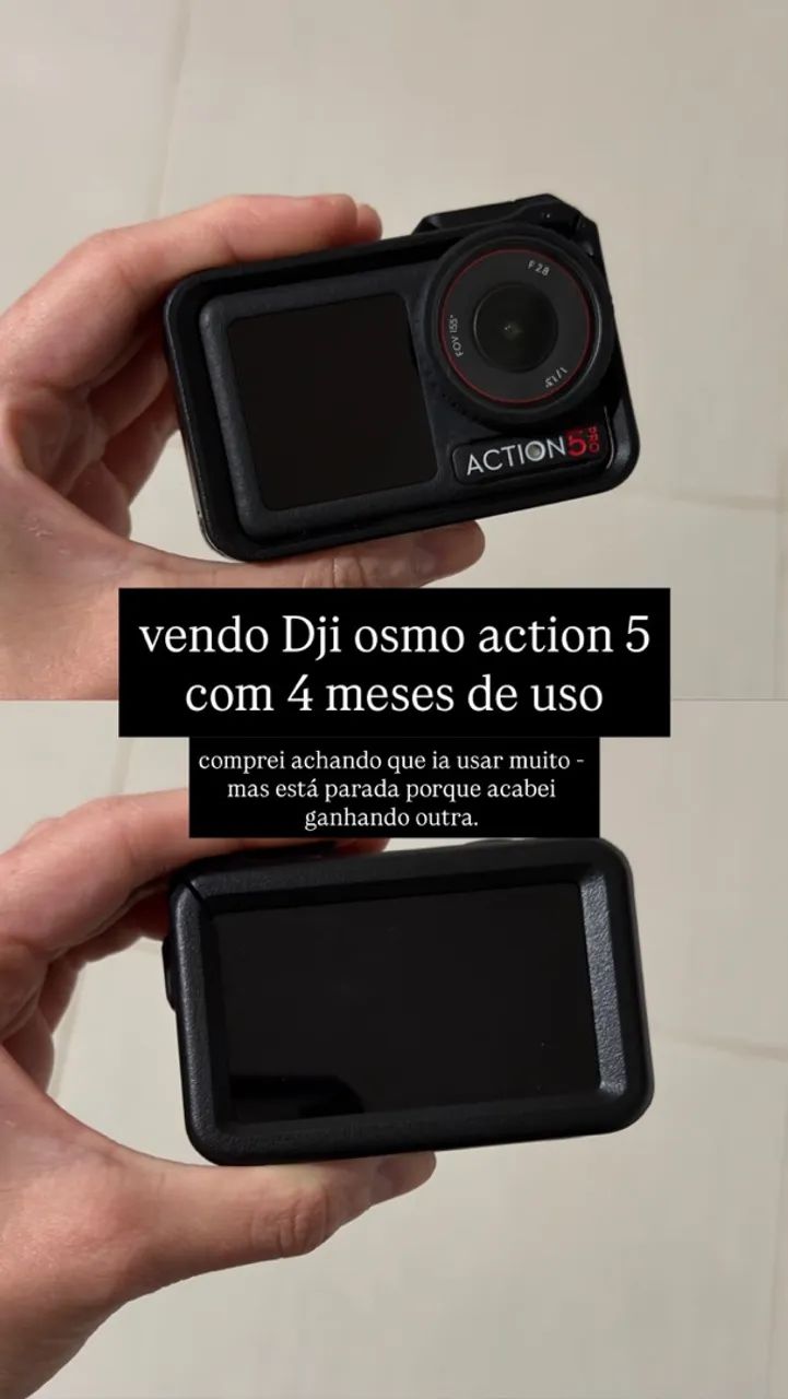 CÂMERA NOVA DJI OSMO ACTION 