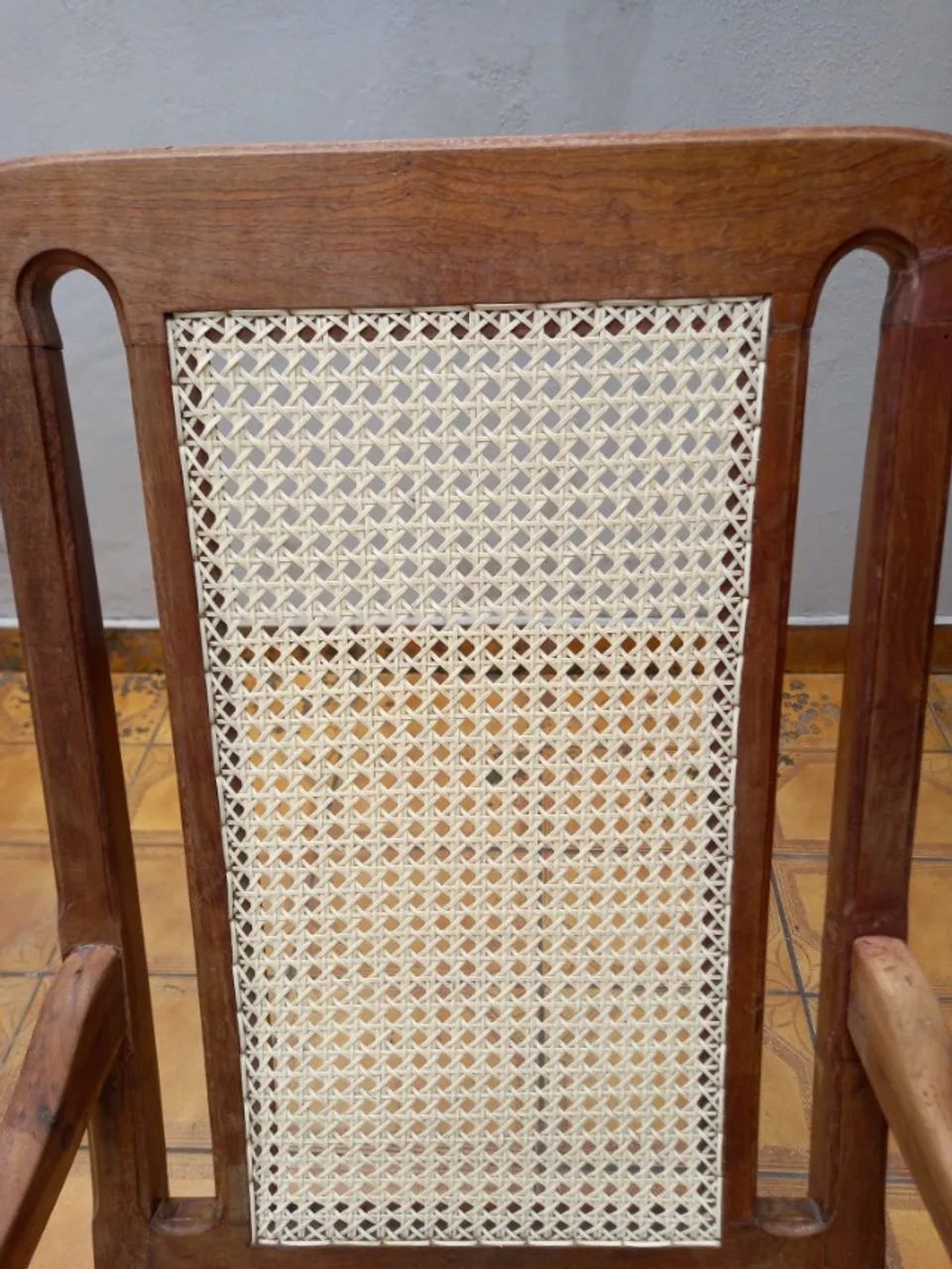 CADEIRA DE BALANÇO COM MOLA - Antiguidade  - Foto 4