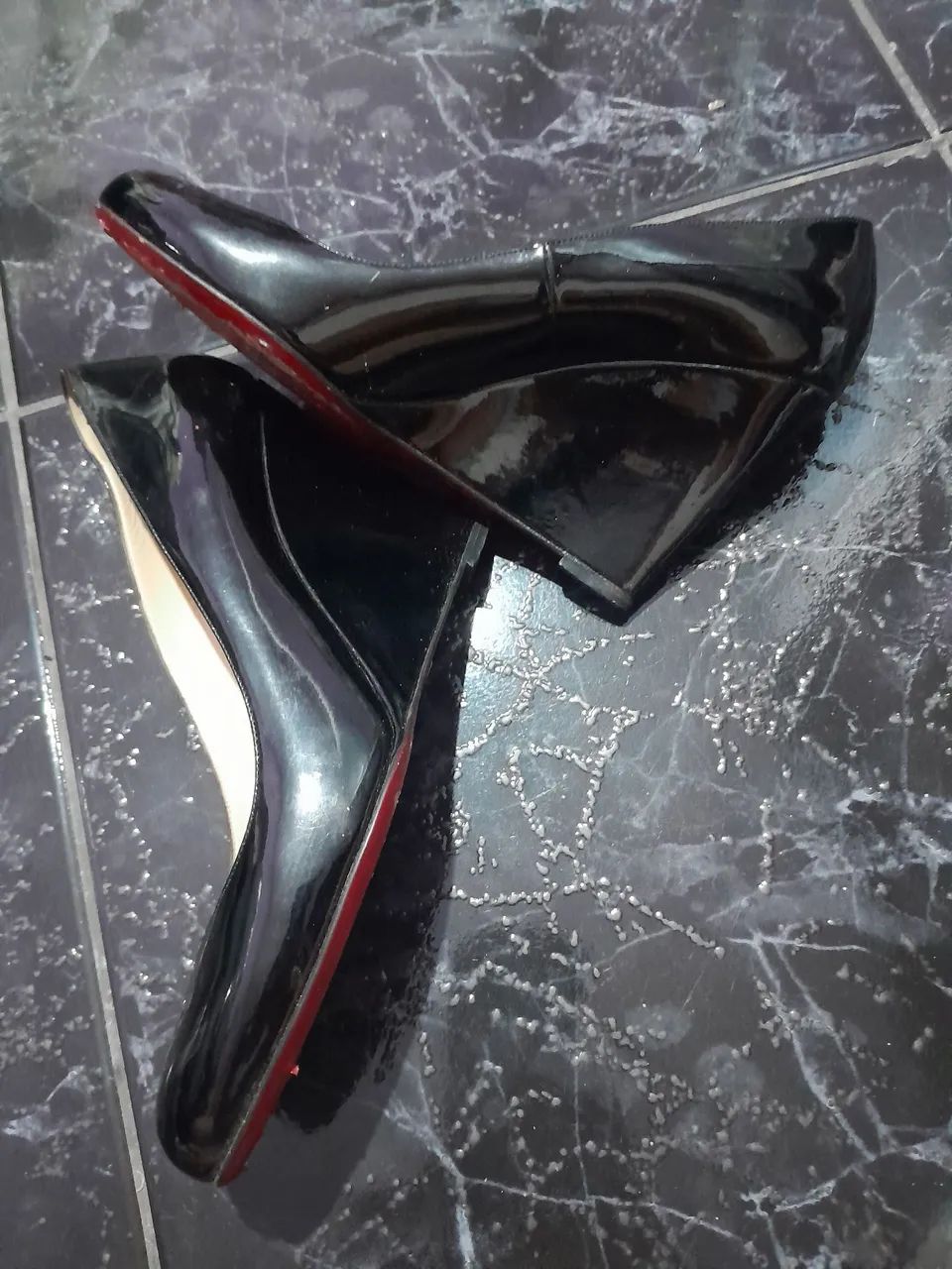 Scarpin Christian Loubotini (calça 37/38) - Foto 2