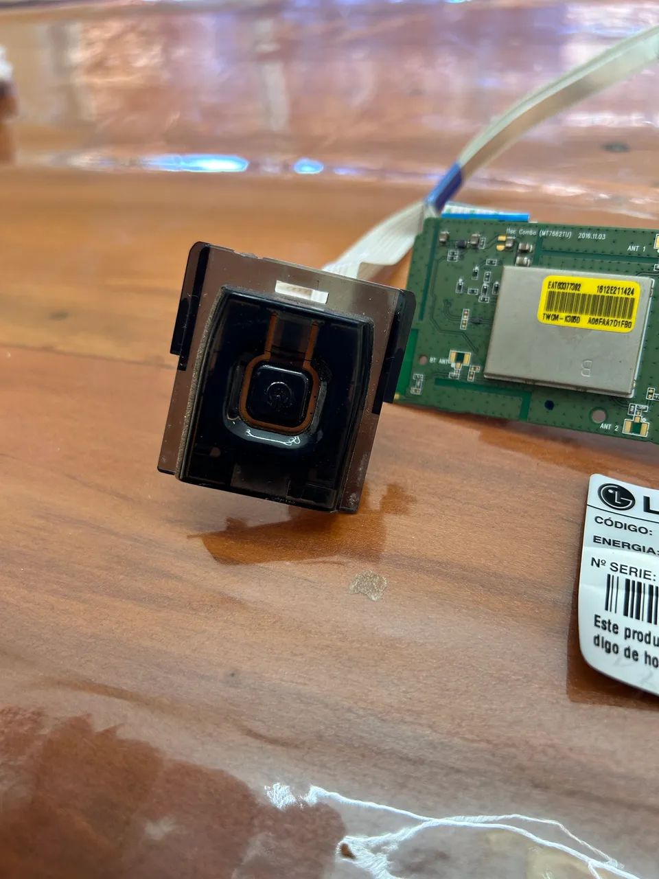Kit Módulo Wi-Fi LGSBWAC72 + Sensor IR EBR * + Cabo Flat LG 55UJ6585 Original - Foto 3