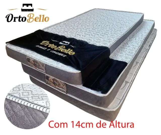 Cochão Solteiro D33 14cm Ortobello - Entrega Rápida 