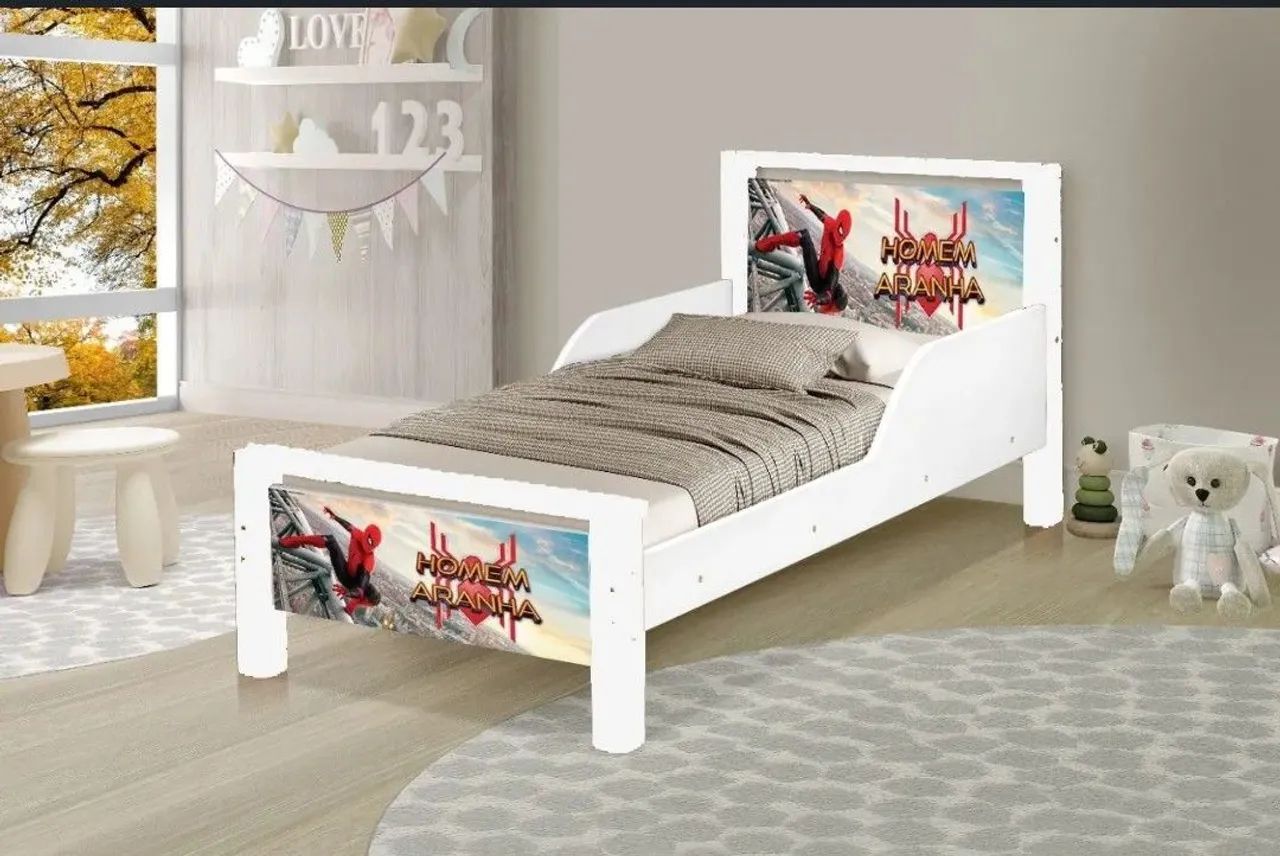 CAMA INFANTIL HOMEM ARANHA