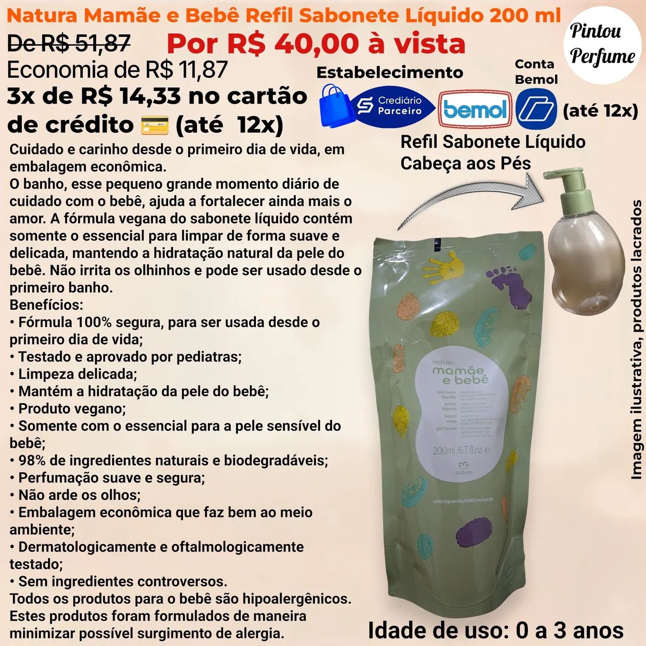 Mamãe e Bebê Natura Produtos em Promoção  - Foto 4