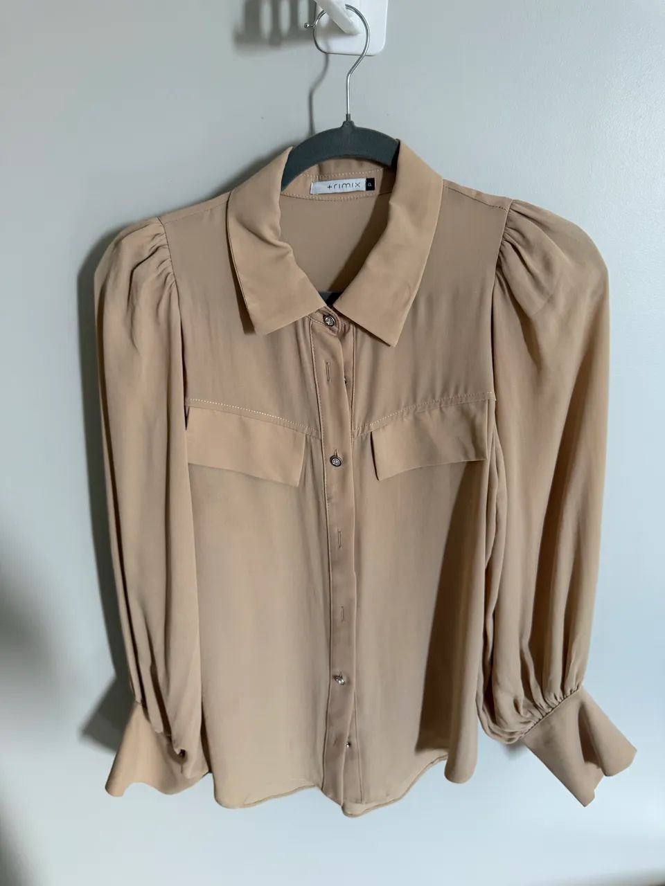 Camisa feminina bege