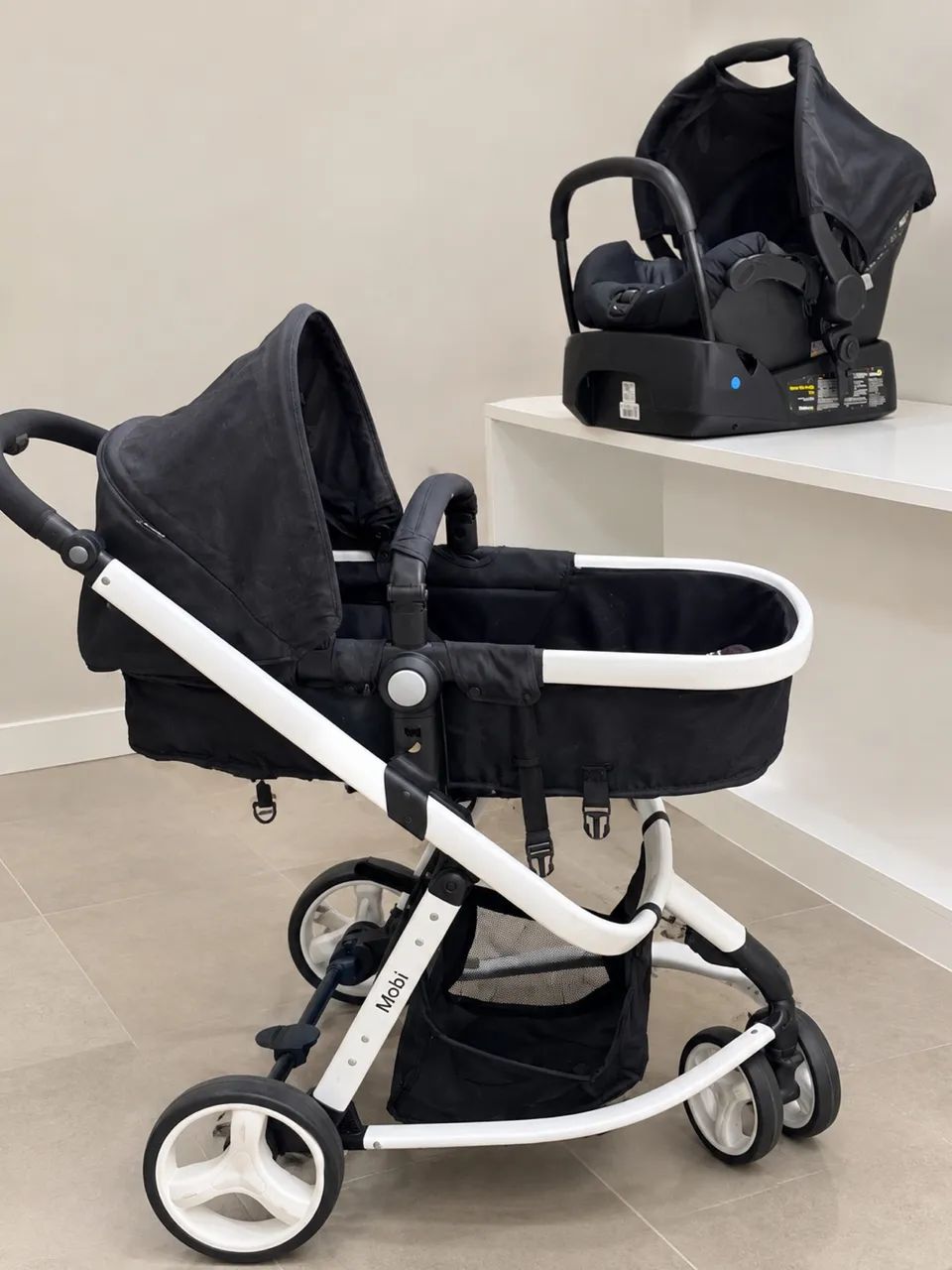 Carrinho de bebê Safety 1st Mobi Moisés - COMPLETÍSSIMO  