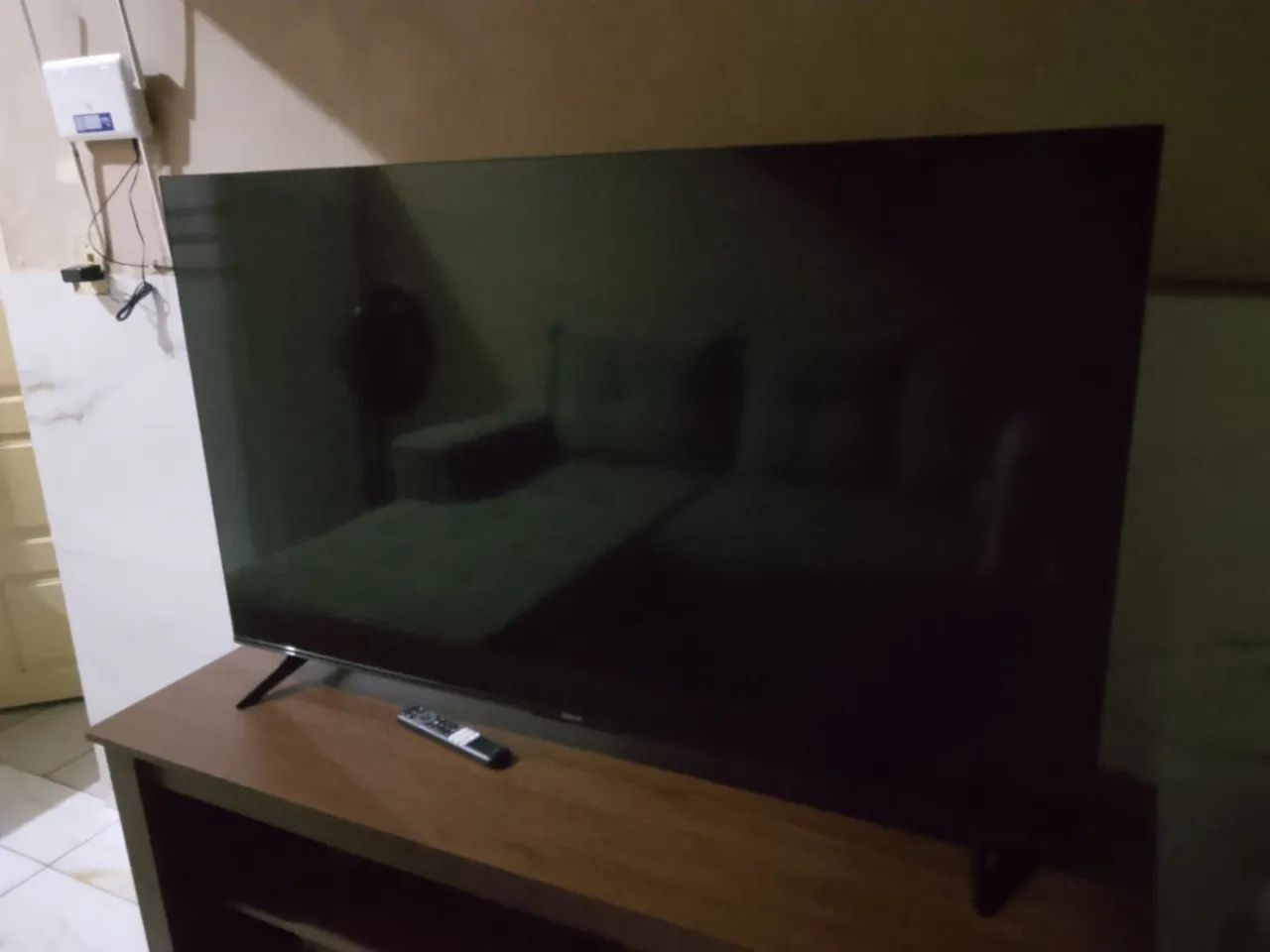 Vendo tv de 55 polegadas, 3 meses de uso por 1.500 - Foto 2
