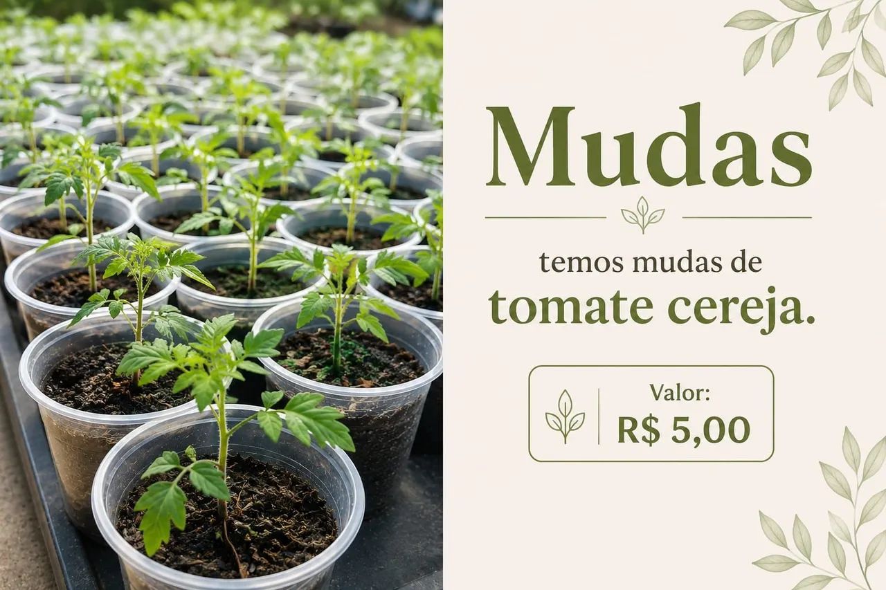 Mudas de Tomate Cereja