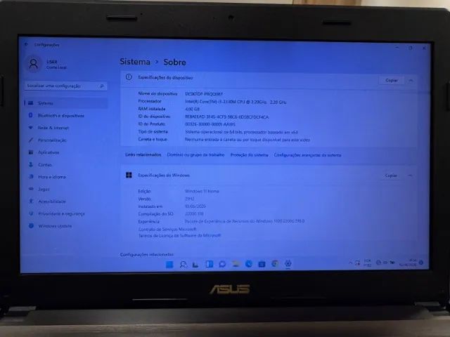 Notebook Asus i3 SSD240Gb  - Foto 4
