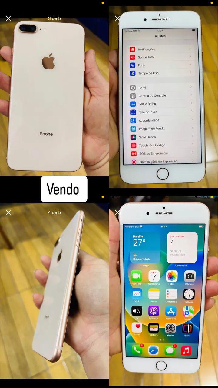 iPhone 8 Plus semi novo 