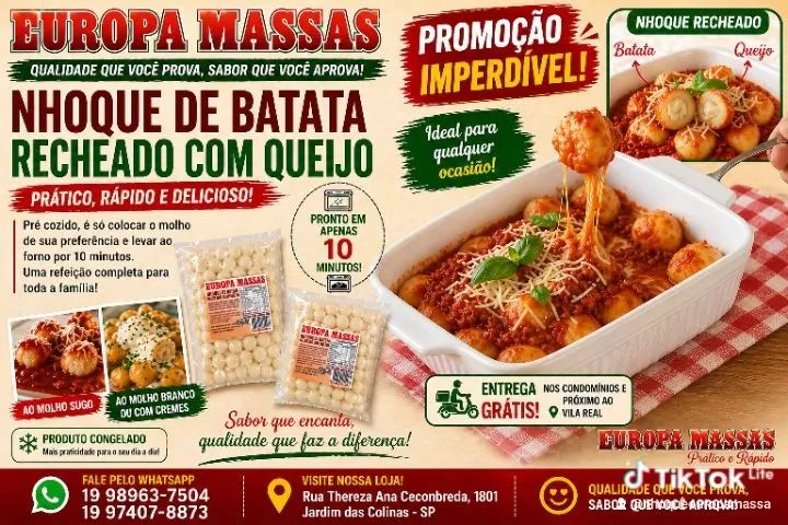 Nhoque gourmet recheado  - Foto 3