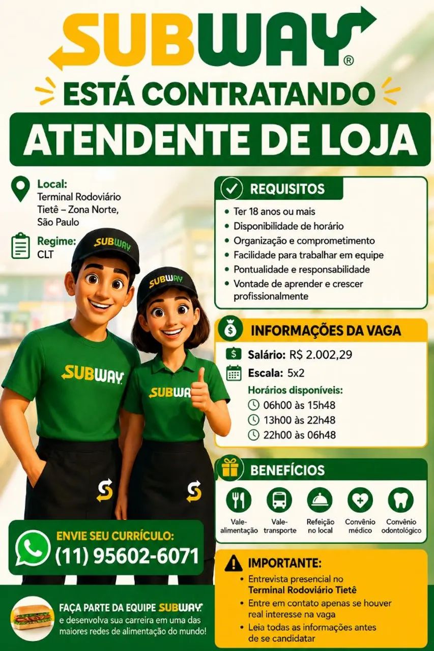 Atendente  - Foto 2