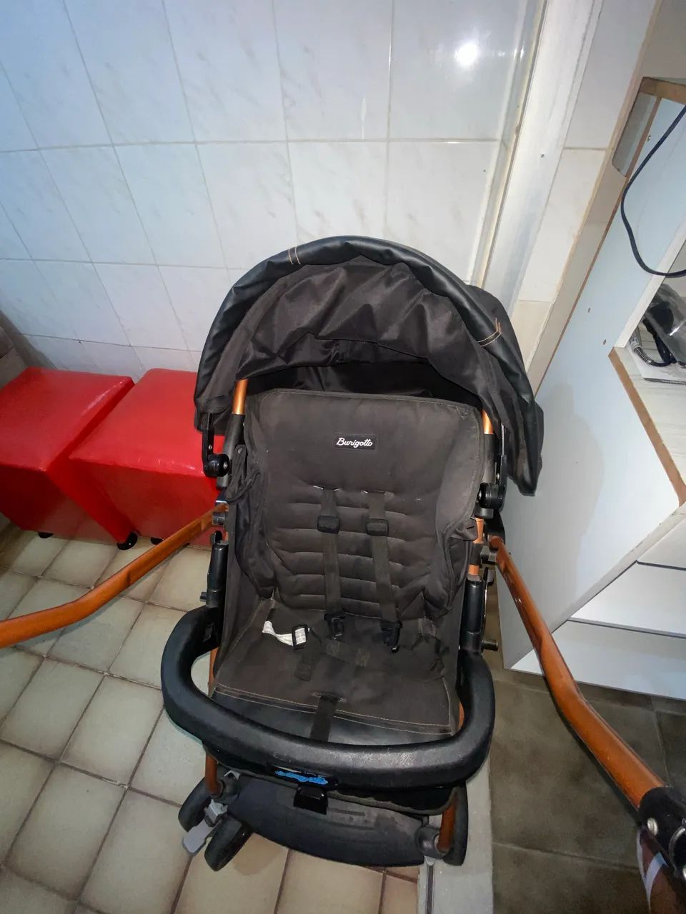 Carrinho de bebê burigotto pra vender rápido  - Foto 2