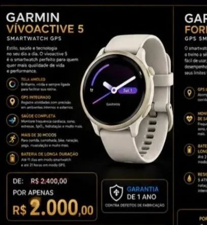 Garmin vivoActive5 masculino 