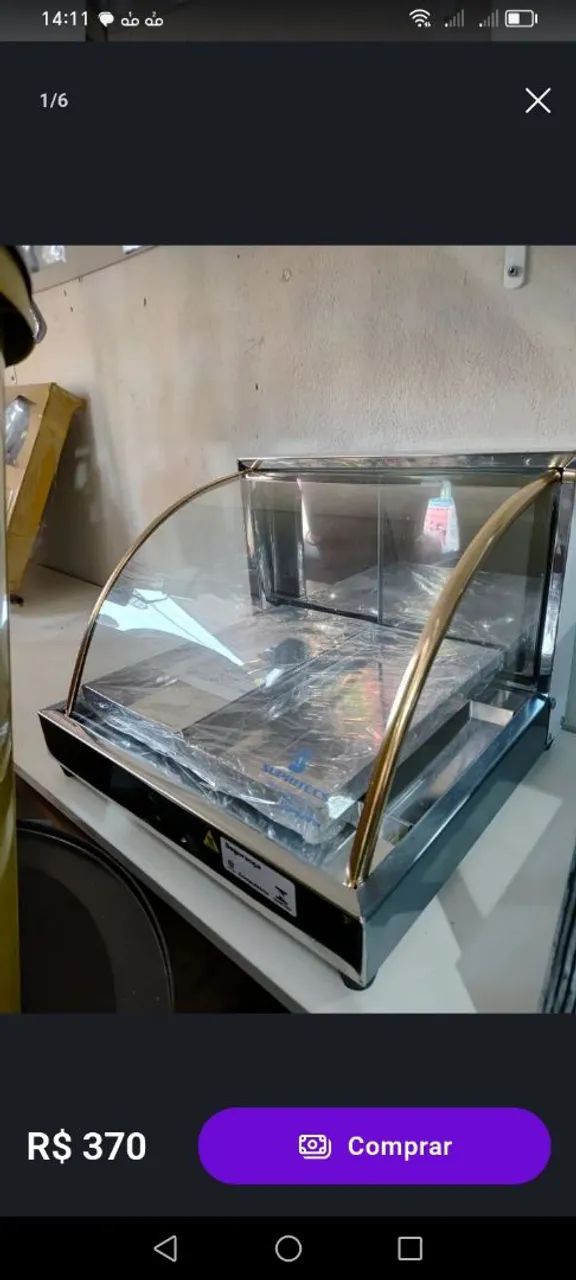 Vendo uma estufa simi nova um tacho de pastel 7 litros um escorredor de pastel
