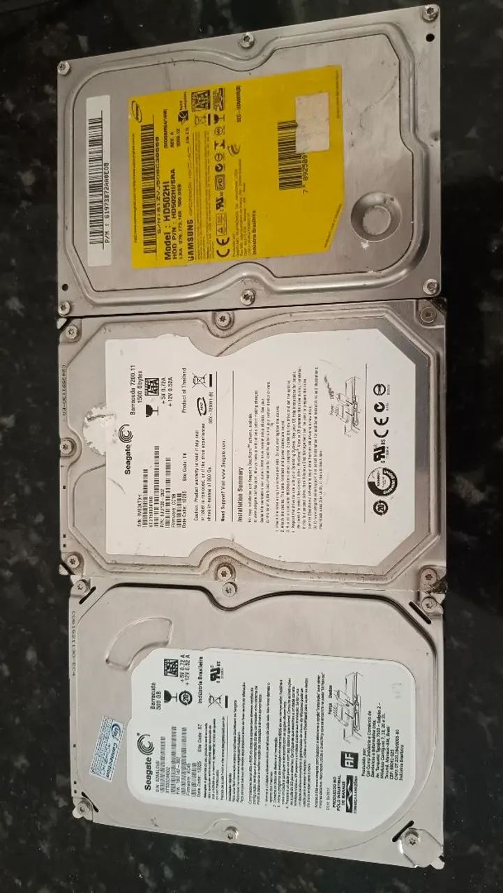 3 Hd mais de 2tb de HD