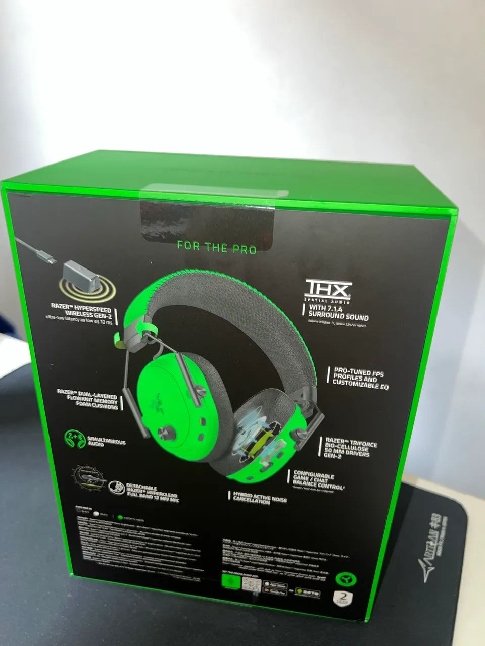 RAZER BLACKSHARK V3 PRO GREEN EDITION - Foto 2