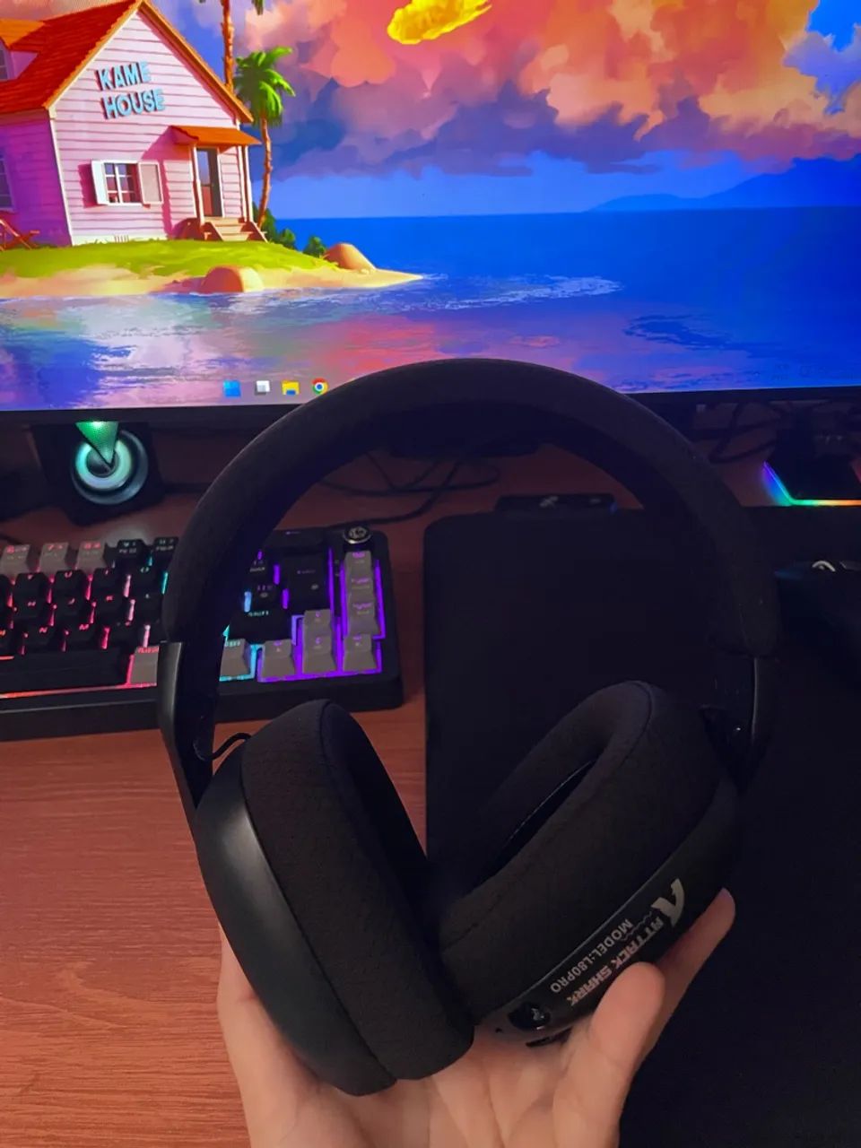 Headset Gamer Attack Shark L80 Pro Tri-Mode  - Foto 3