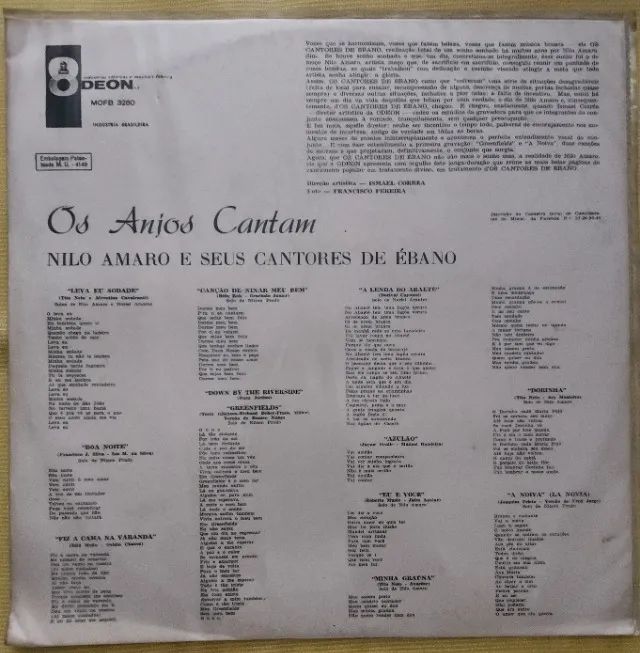Nilo Amaro e seus Cantores de Ébano - Os Anjos Cantam - Foto 2