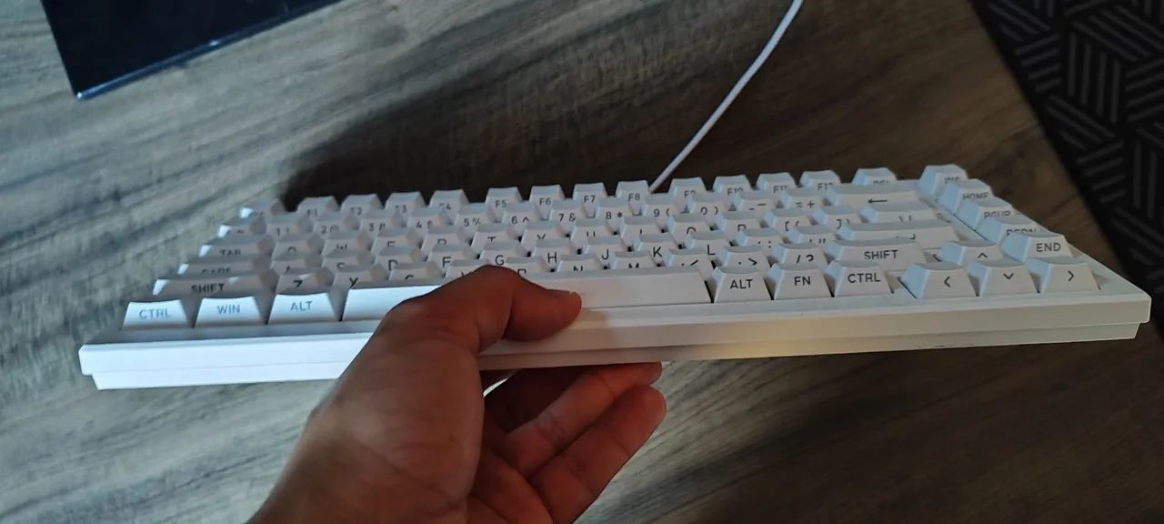 Teclado magnético Akko tac75 He + cabo coiled  - Foto 2