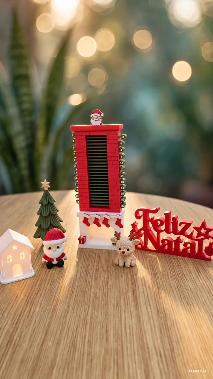 Chaminé de Natal 3D - Foto 2