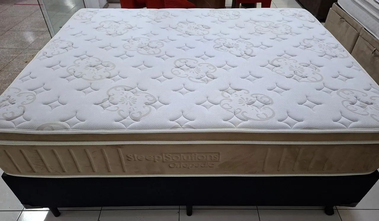 Cama Queen Size, Sleep Solutions, PREMIUM - ENTREGA GRÁTIS - Foto 3