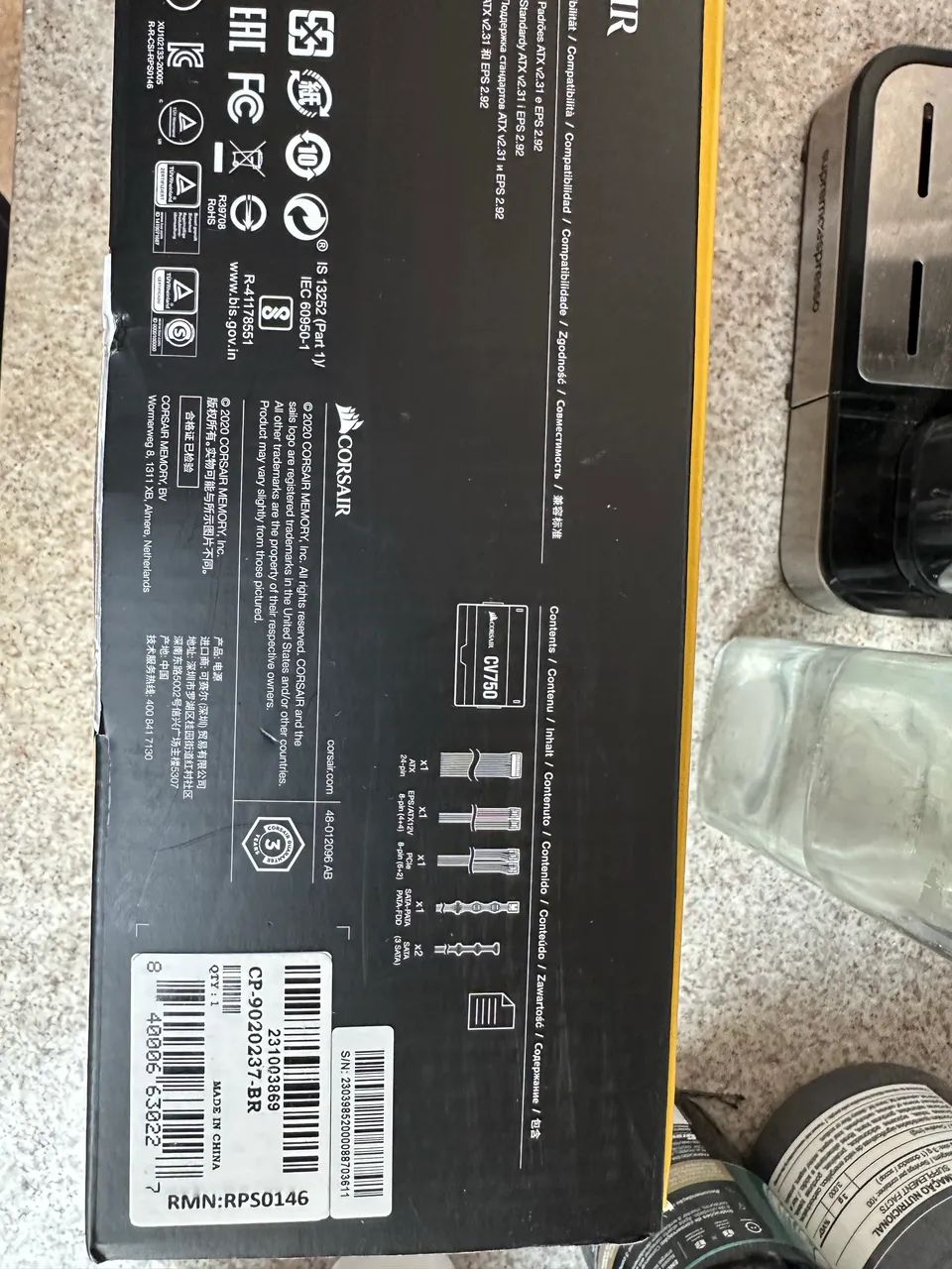 Fonte CORSAIR cv750 80 plus bronze - Foto 2