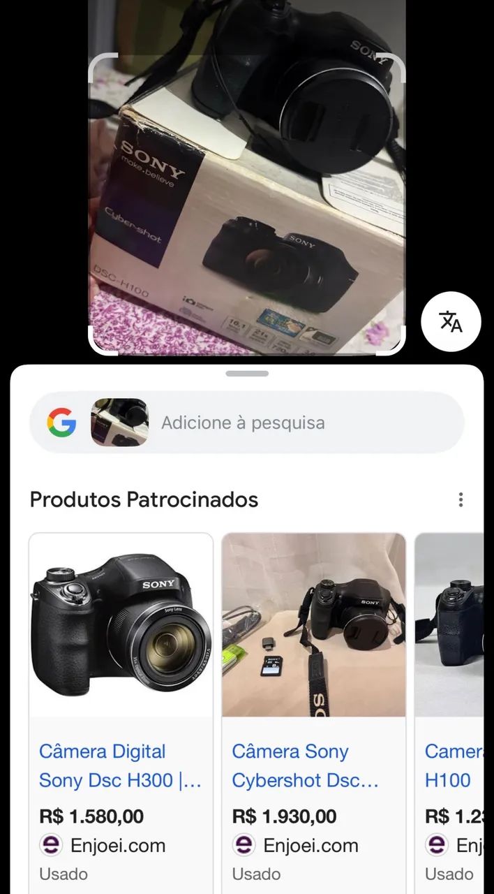 Câmera profissional 