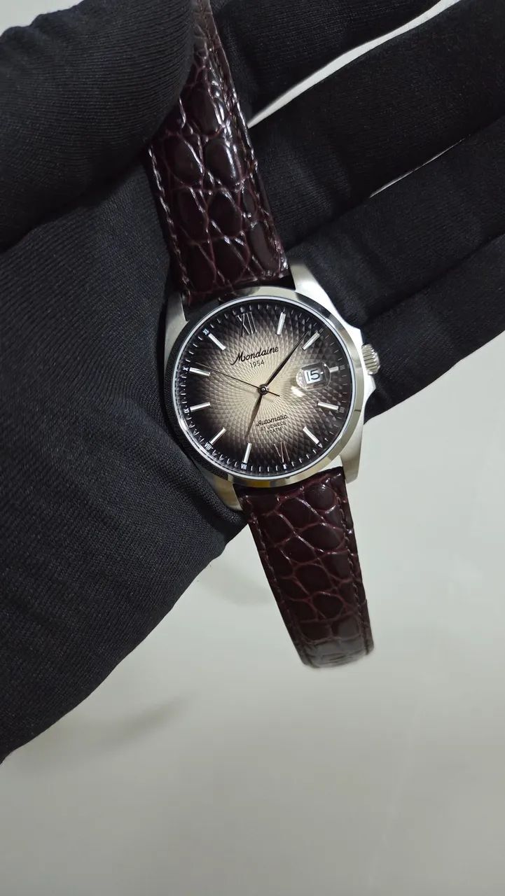 Relógio Mondaine 1954 Marrom - Foto 3