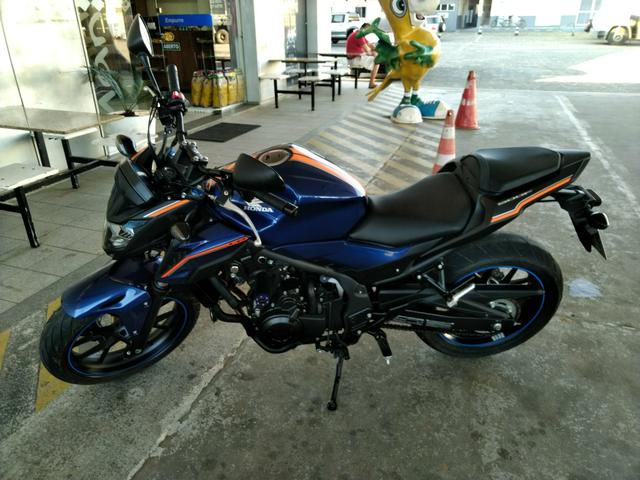 Honda CB500F 2018 ABS Azul CB 500F CB500 F VDO/TROCO - Foto 2
