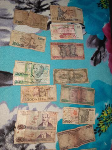Vendo cédulas antigas