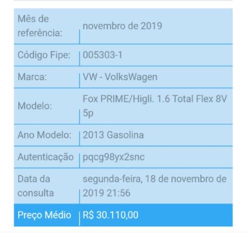 Vw FOX Prime 2012/2013 1.6 Preto IPVA 2020 Pago - Foto 6
