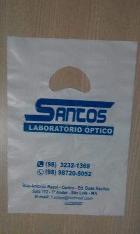500 Sacolas-plastica-personalizada-em-sao-luis_Modelo-alca-vazada-boca-de-palhaço - Foto 3