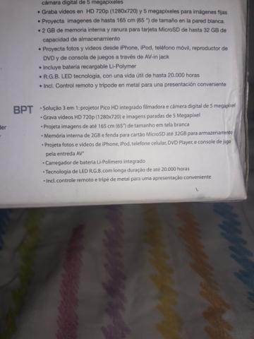 3 Em 1( PROJETOR - FILMADORA- CAMERA ) - Foto 6